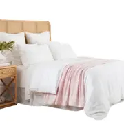 Rose Cotton Cellular Blanket