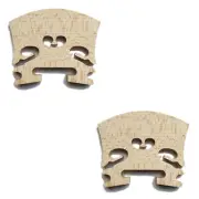 2x 4/4 Violin European Maple Bridge Baroque Style String Accessory Violin Parts