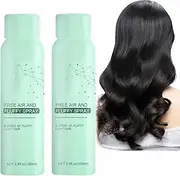 Visulong Hair Spray, Volumizing Hair Spray, Free Air Fluffy Spray, Leave-In Dry Hair Spray Fluffy Hair Lazy Oil Control, Oil-Control Fluffy Volume Lift Hairspray for All Hair Types (2PCS)