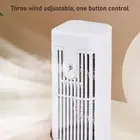 AU Portable Air Conditioner With Light USB Plug 3 Speed Dual Fans Portable Mini