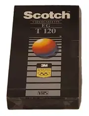 Scotch T-120 High Standard VHS Video Tape Blank NEW & Sealed