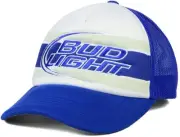 Budweiser Bud Light Beer Men's Anheuser-Busch Flash Foam Trucker Hat Cap - Blue