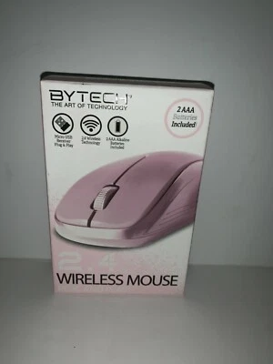 BYTECH PINK WIRELESS MOUSE