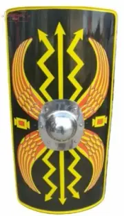 LARP Medieval 34" Gladiator Heater Shield Replica Reenactment Cosplay Costume