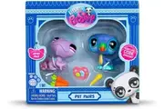 Littlest Pet Shop Pet Pairs with Virtual Code Toucan #31 and Chameleon #27