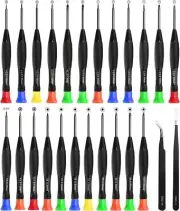 Precision Screwdriver Set, 25 PCS Small Screwdriver Set Magnetic, with Torx Flat