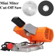 2" Mini Bench Top Cut-Off Saw 0-45° Miter Table Saws Wood Metal DIY Cutting Tool