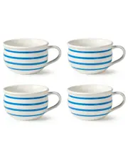 Certified International Dockside Blue Set of 4 Jumbo Chowder Bowl
