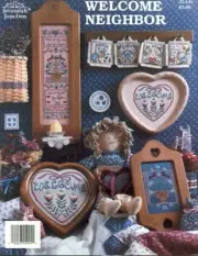 oop cross stitch Jeremiah Junction Chart JL141 Welcome Neighbor