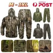 Hunting Leaf Ghillie Suit Camo Camouflage Sniper Clothing Jungle Forest Outdoor