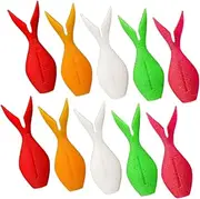 Kisangel 10Pcs TPR Soft Bait Fishing High Toughness Fishing Baits for Bass Trout and Pan Fish Multi Lightweight Compact