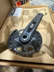 2024 SRAM GX Eagle T-Type Crankset - Black/Gray. 170, 30T