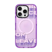 iPhone 16 Pro Impact Case MagSafe Compatible be nice or leave