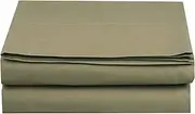 Elegant Comfort Premium Hotel Quality 1-Piece Flat Sheet, Luxury and Softest 1500 Thread Count Egyptian Quality Bedding Flat Sheet, Wrinkle-Free, Stain-Resistant, King, Sage