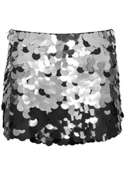 Alice + Olivia Rubi Paillette-embellished Mini Skirt - Black - 4 (UK8 / S) 4 (UK8 / S)