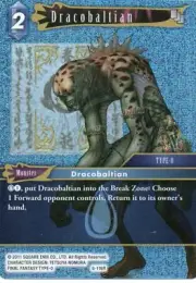 Final Fantasy TCG - Opus VI - Dracobaltian #116R Foil