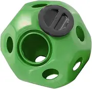 Eigell Fun 15.7" Horse Treat Ball, Slow Feed Hay Ball Hanging Carrot Feeder Toy Hay Feeding Toy Horse Feeder Ball Feed Ball for Horse Stable Stall, Green