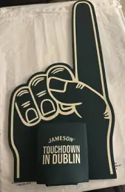 Jameson Irish Whiskey 18” Foam Finger With Koozie Touchdown In Dublin
