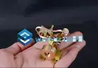 1PCS NEW mini V-shaped twin cylinder steam engine model, made of all copper