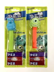 Lot of 2 Disney Pixar Pez Dispensers Monsters Inc. Sully & Mike (2006) NOC