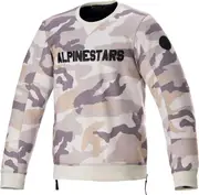 Alpinestars Legit Crew Camo, pullover , color: Light Grey/Grey , size: M