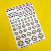 1/43 rd scale diecast 'Vintage Classic race' style CODE 3 stickers decals SET 10