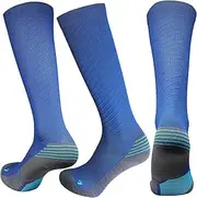 [Sanyeyufeng] Compression Socks Men Women 3 Pairs Compression Knee-High Athletic Support Socks for Running, Fitness, Cycling