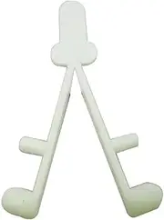Wishbone V Style Clip for Swimming Pool Telescopic Poles White