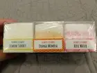Fizz & Bubble Shower Steamer 3-Pack. Lemon Sorbet, Orange Mimosa and Rose Water