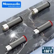 Monosaudio 4PCS Pure Silver XLR Connector for Audio XLR Cable Interconnect DIY