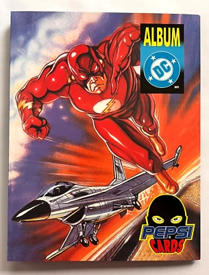 1995 PEPSICARDS DC Comics Reprint Full Set Cards + Binder Superman Wonderwoman