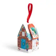 Winter Sledding 130 piece Puzzle Ornament by Galison NEW Jigsaw
