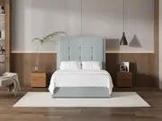 My Style Framed Headboard & Standard Base - Double / Duckegg / Gas Lift Base