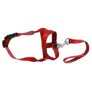 ZHOUBA Soft Nylon Dog Pet Head Collar Training Mouth Cage Anti Bite Chew Safety Mask Red XXL