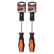 2x Supercraft CR-V Steel Precision Screwdriver Pozi Head #1 5x100mm Home DIY