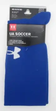 Under Armour Adult UA Soccer Over-The-Calf Socks Royal Blue Medium