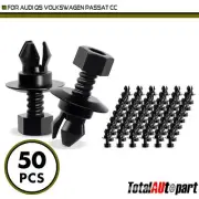 50x Splash Sheild & Rocker Moulding Push-Type Retainer for Volkswagen Audi Nylon (for: Audi)