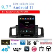9.7'' Android 11 1GB＋16GB Car Stereo Radio GPS WIFI For Toyota Corolla 2003-2008