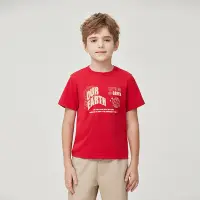在飛比找Yahoo奇摩購物中心優惠-GIORDANO 童裝印花短袖上衣 童趣塗鴉 - 12 高貴