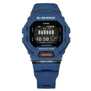 【CASIO 卡西歐】 G-SHOCK 智慧藍芽GPS 方形纖薄數位電子錶海軍藍 GBD-200-2_45.9mm