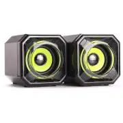 Computer Speakers, 3.5mm USB Powered Subwoofer PC Speakers for Desktop Laptop