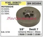 Pinion Echo Engine Chainsaw Cs 602VL 702VL 750VL 3/8 " Teeth 7 001694