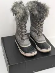 Sorel Women's Joan of Arctic Wp Snow Boots - Quarry, Black -NIB, Choose Size