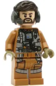 LEGO Star Wars Minifigure Resistance Speeder Pilot (Nodin Chavdri) (Genuine)