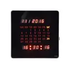 (UK Plug)Fashionable Digital Wall Clock Power Off Memory LED Digital Alarm Cl JY