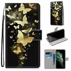 Flip Gold Butterfly Wallet Phone Case For iPhone 11 12 Pro Max XR XS X 6 7 8 SE