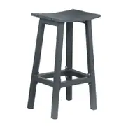 Matzo Outdoor Bar Stool - Gunmetal