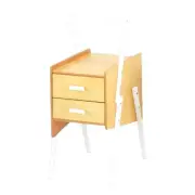 6IXTY Swing Scandinavian Bedside Nightstand Side End Lamp Table - White