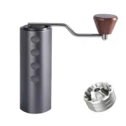 MoMansion Hand Ground Coffee Mill, Manual Coffee Grinder, Adjustable Coarseness,