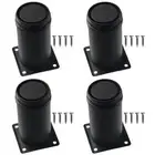 4 Inch Furniture Legs black Table Leg Extenders Couch